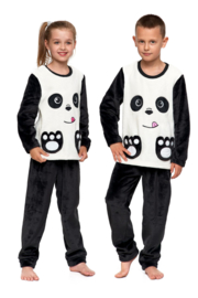 Panda-kinderpyjama/huispak  - stof zoals bont - korting- sale