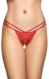 SoftLine  | sexy string | open kruis |  rood |