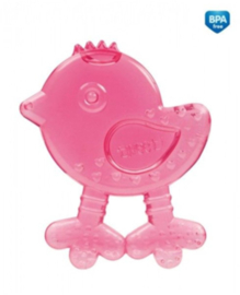 Canpol Babies vogel bijtring voor baby's - 0m+ Rood