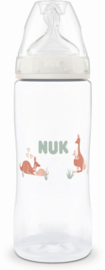 NUK | First Choice+ | babyfles 360 ml | Kangaroo Taupe | 6 maanden + | speen maat : XL |