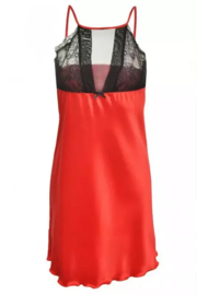 Hoogwardige satijn chemise ecru- Dorothy