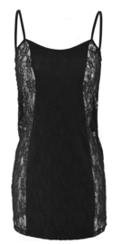 DKaren  | Milena | ecru- zwart  viscose nachthemd  | maten: S- 2XL |