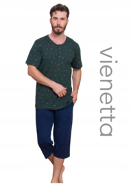 Vienetta |  heren pyjama | 100% katoen |  grote maten | XL- 4XL | koring | sale