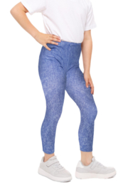 Moraj-  Meisjes legging a'la jeans- blauw