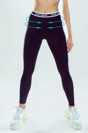 Eldar- Anette-  vermagering leggings- zwart