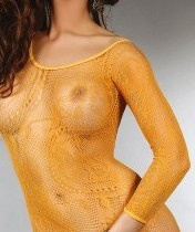 Livco Corsetti- Abra- Bodystocking- oranje- one size S-L