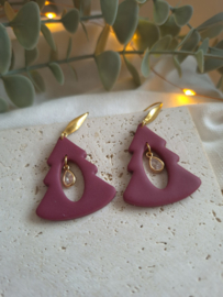 Kerstboom roze