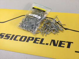 Pop rivets, mounting material for widening Opel Kadett C.