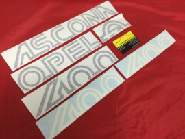 Aufklebersatz,  Opel Ascona 400