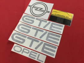 Sticker set voor de  Opel Kadett C2 GT/E.