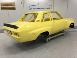 Opel Ascona A wide extension front and rear fenders and front spoiler.