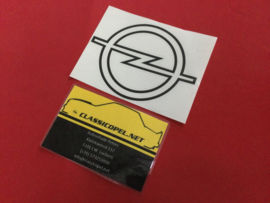 Sticker "Opel logo" trunk lid, tailgate, boot lid, Opel Kadett C2 GT/E.