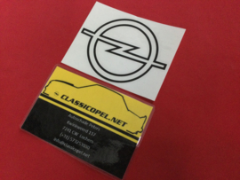 Aufkleber "Opel Logo" für die Heckklappe Opel Kadett C1 GT/E.