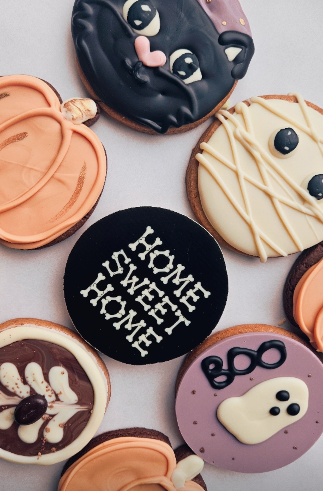 set van 9 halloween koekjes