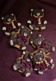 Set van 5 kerstkoeken