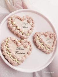 Heart cake cookie