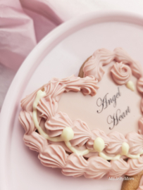 Heart cake cookie