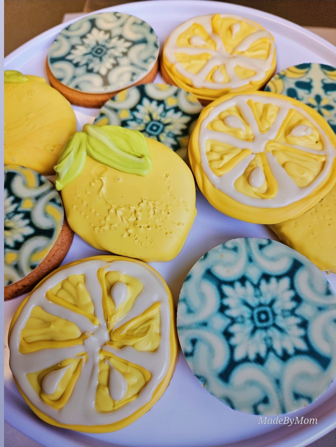 Set van 10 cookies summer lemon