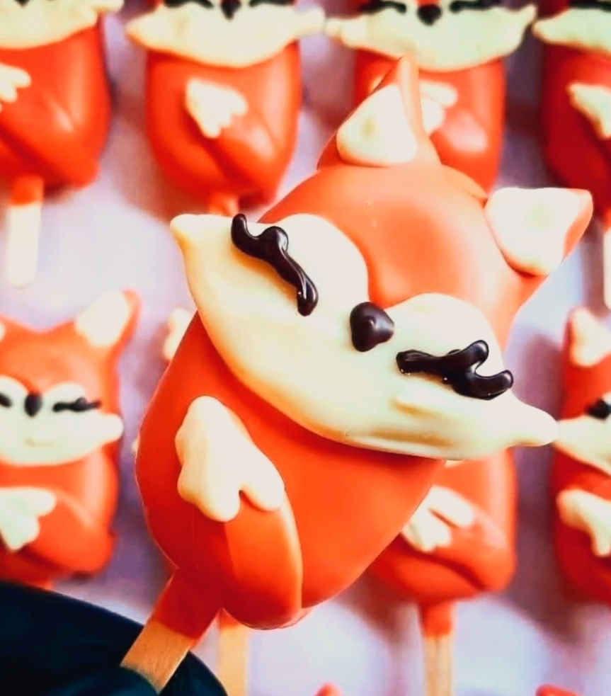 Fox cakesicle