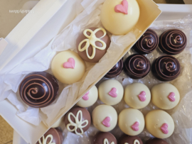 Set van 4 chocolademelk ballen