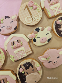 GEPERSONALISEERD KOEKJE MET 3D CHOCOLADE AFWERKING