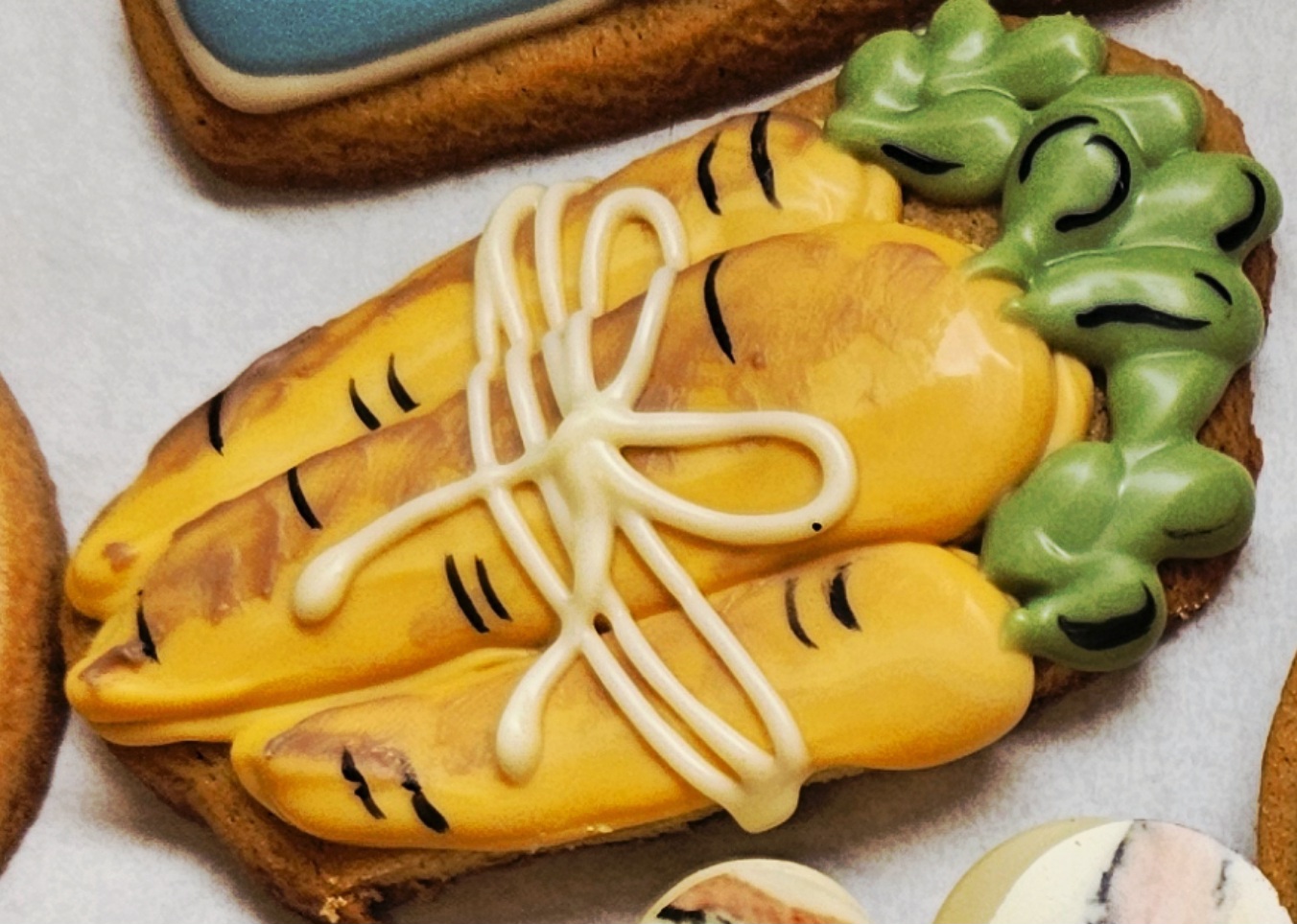 Bosje worteltjes koekje