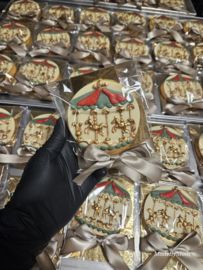 GEPERSONALISEERD KOEKJE MET 3D CHOCOLADE AFWERKING