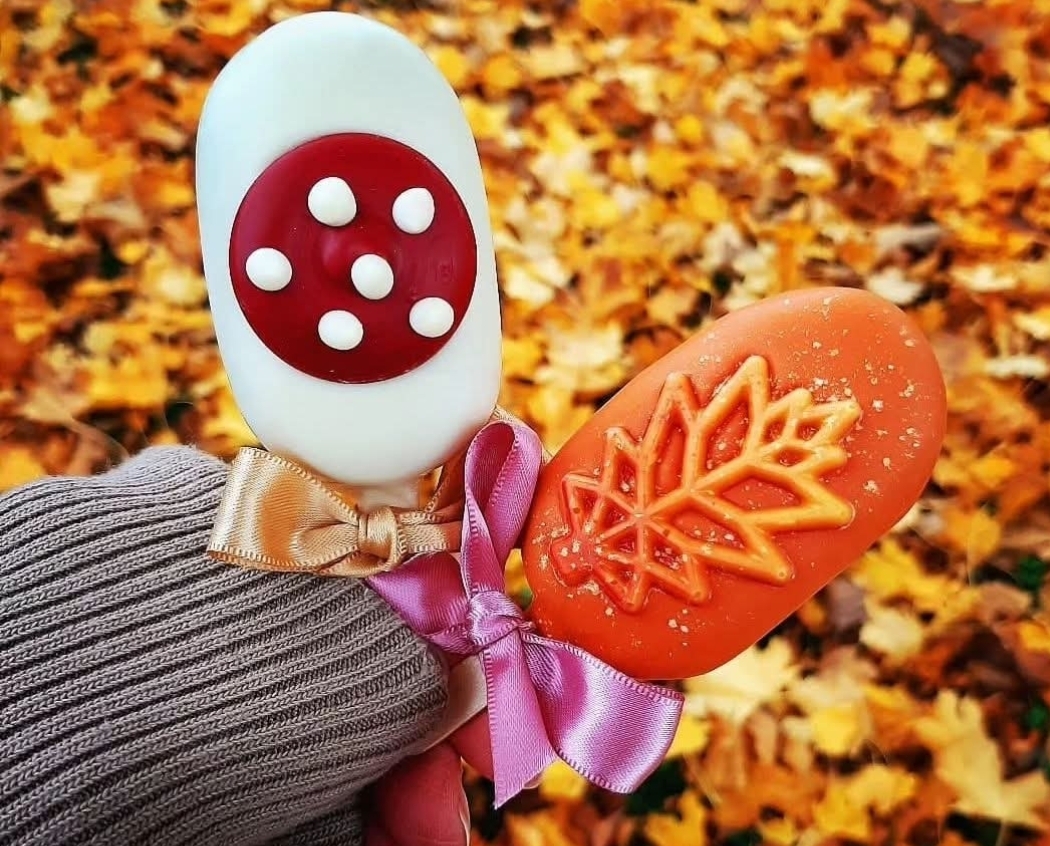 Herfst cakesicle