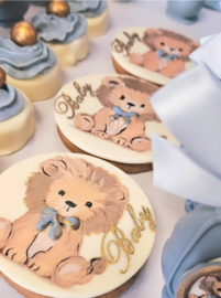 GEPERSONALISEERD KOEKJE MET HANDBESCHILDERDE DETAILS