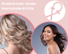 Heatless Curls Satijn BLACK / zwart