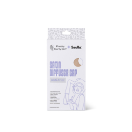 Pretty Curly Girl SATIN DIFFUSER DRYING CAP | SOULTA gold