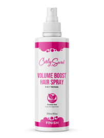 Curly Secret Volume Boost Hair Spray 2-in-1 formula