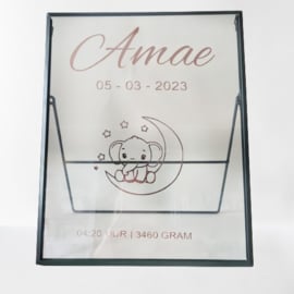 Geboortelijstje 20x25 cm | Amae