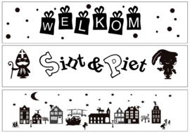 lightbox strook "Welkom Sint & Piet"