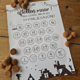 POSTER | Aftelkalender Sinterklaas