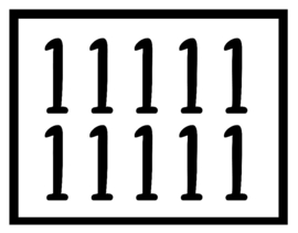 Sticker Cijfers