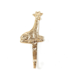 Housevitamin – Muurhaak giraf – Aluminium goud