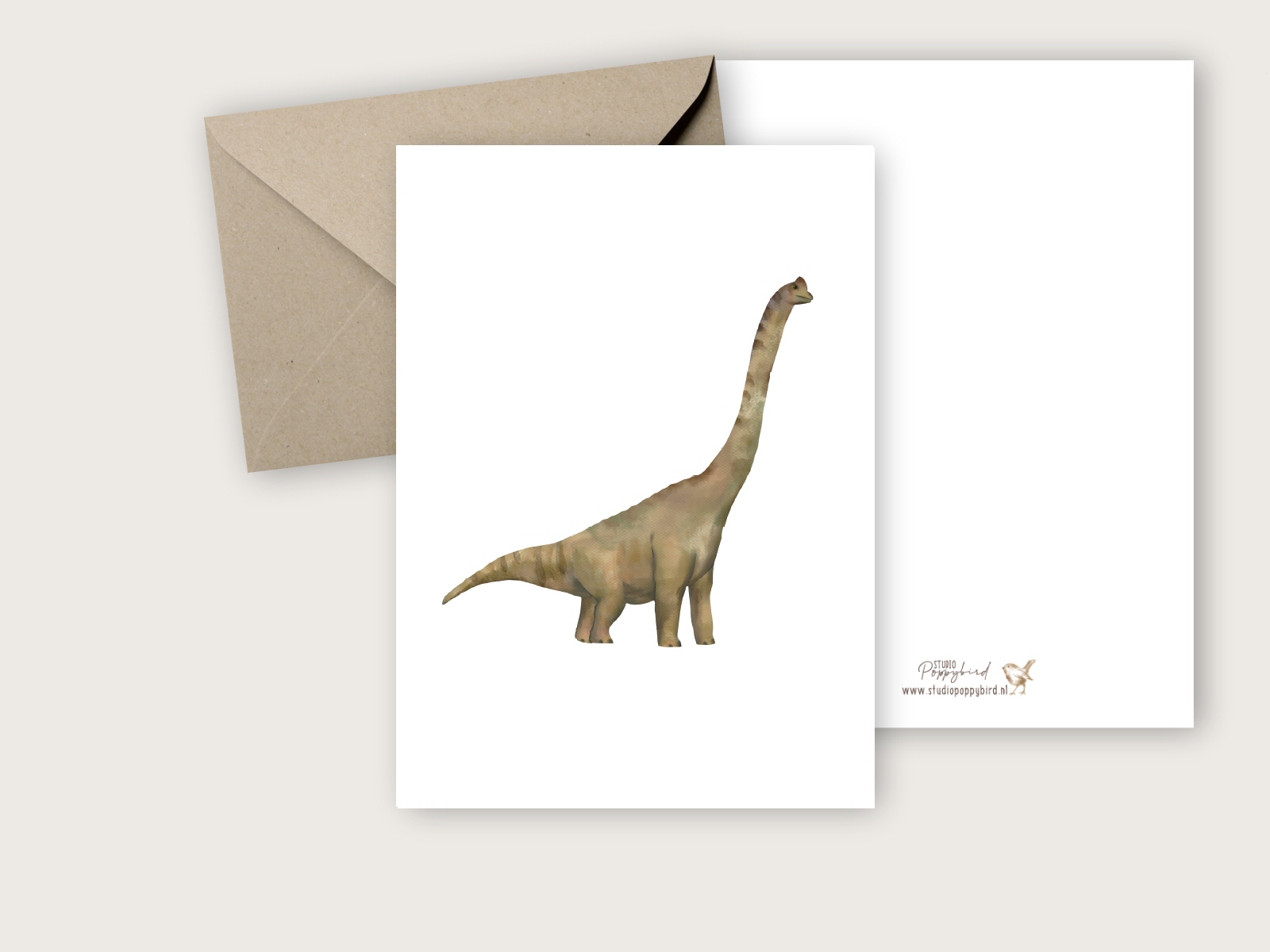 Ansichtkaart "Brachiosaurus"