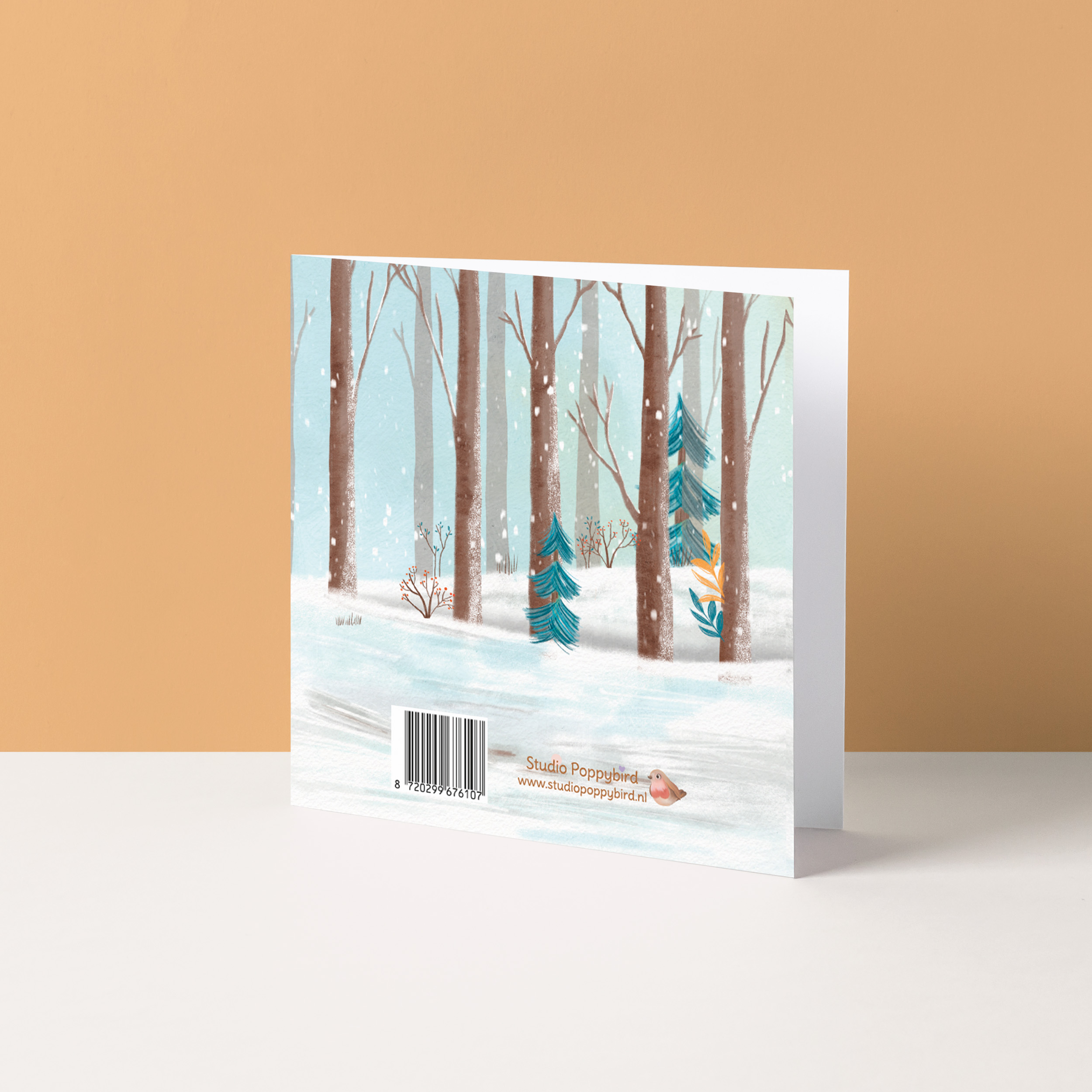 Kerstkaart "Op avontuur"