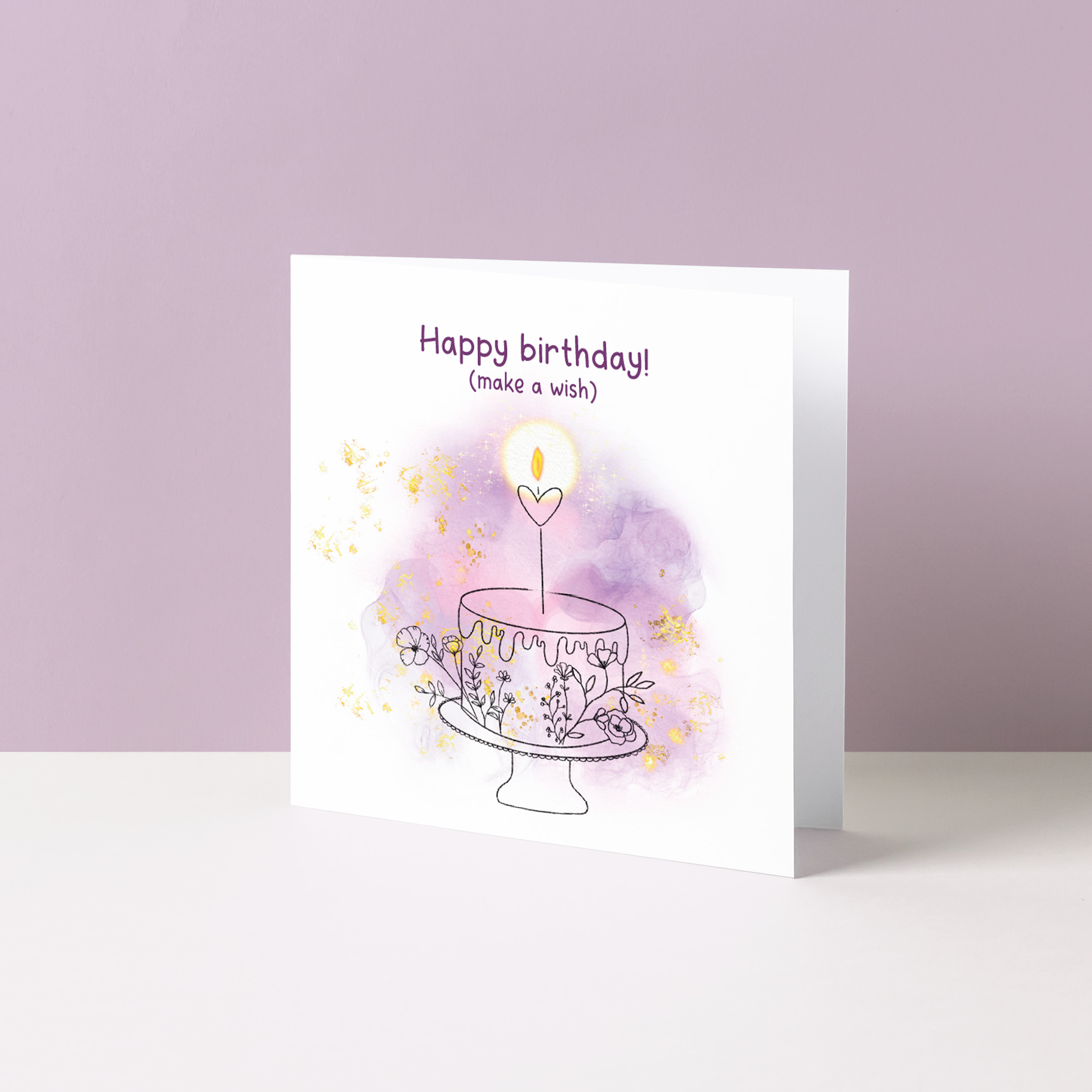 Happy Birthday (make a wish) -vrouw-