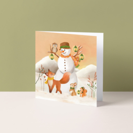 Vernieuwde Kerstkaart "Vriendjes"