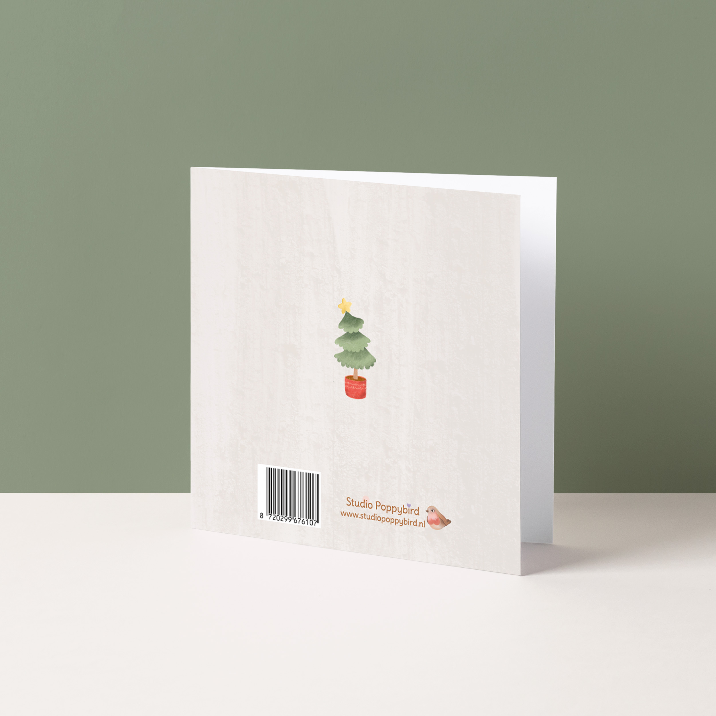 Kerstkaart "Kerst sfeer"