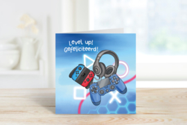 Level up! Gefeliciteerd!