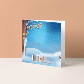 Kerstkaart "Kerst huisje"