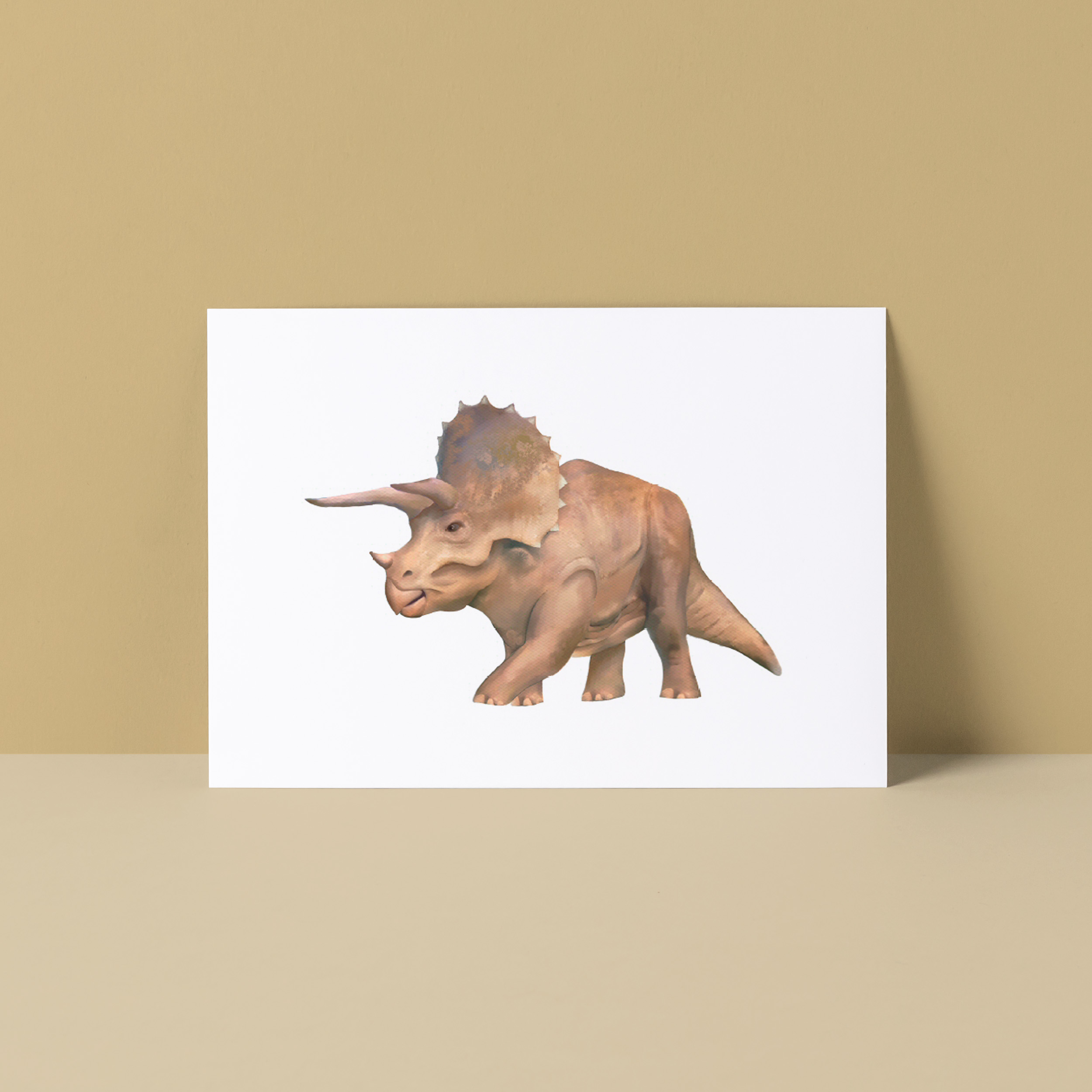 Ansichtkaart "Triceratops"