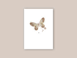 Ansichtkaart "Vlinder"