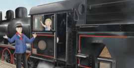 Prentenboek " 't Floortje geet mit d'r trein" - Brunssum
