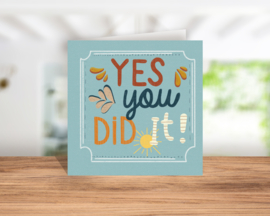Yes you did it!