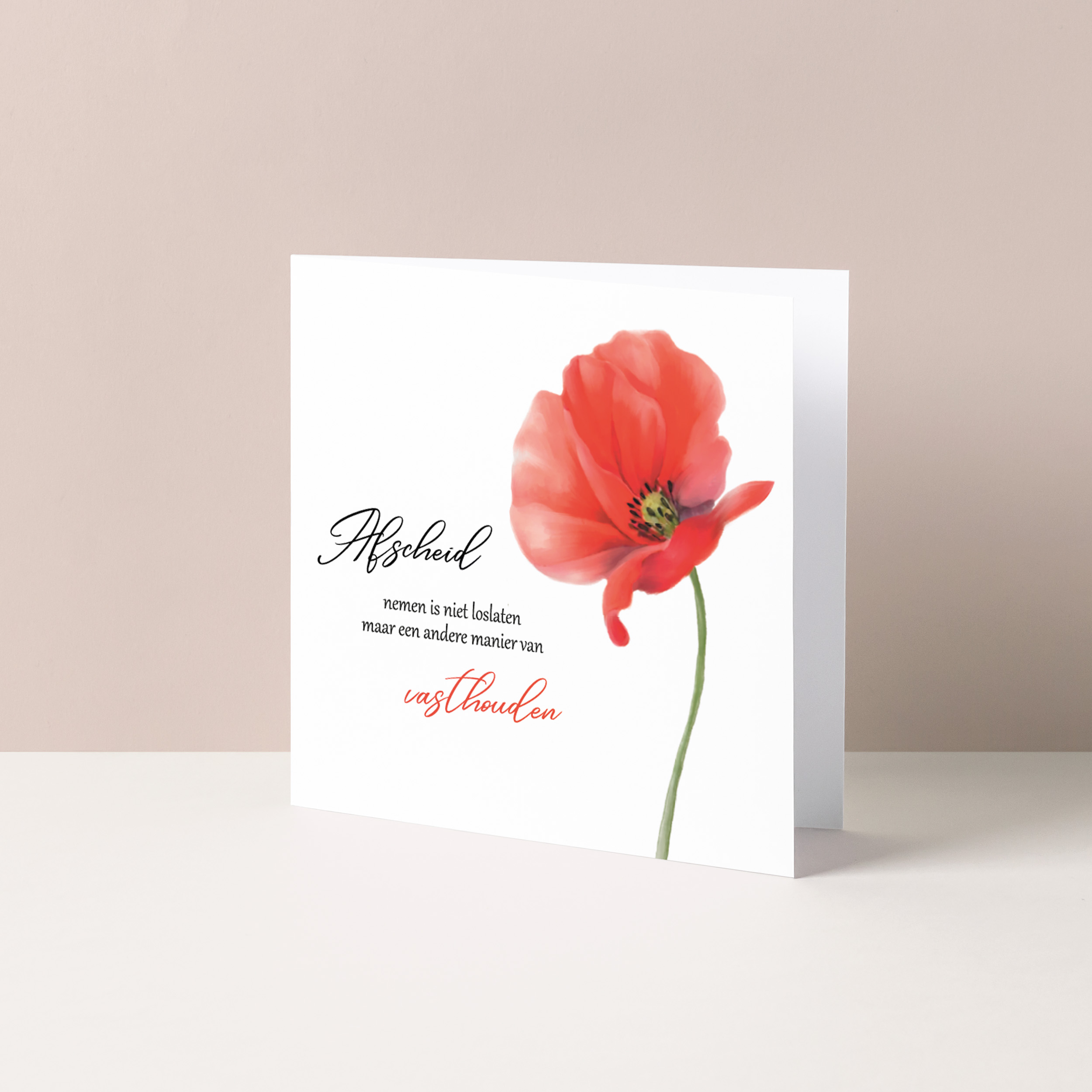 Condoleance|Herdenken"Vasthouden"