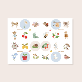 Stickervel "Poppybird 1"